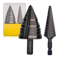 M35 Step Drill Bit Set for Metal, 19-Step Cobalt Bits - Heavy Duty