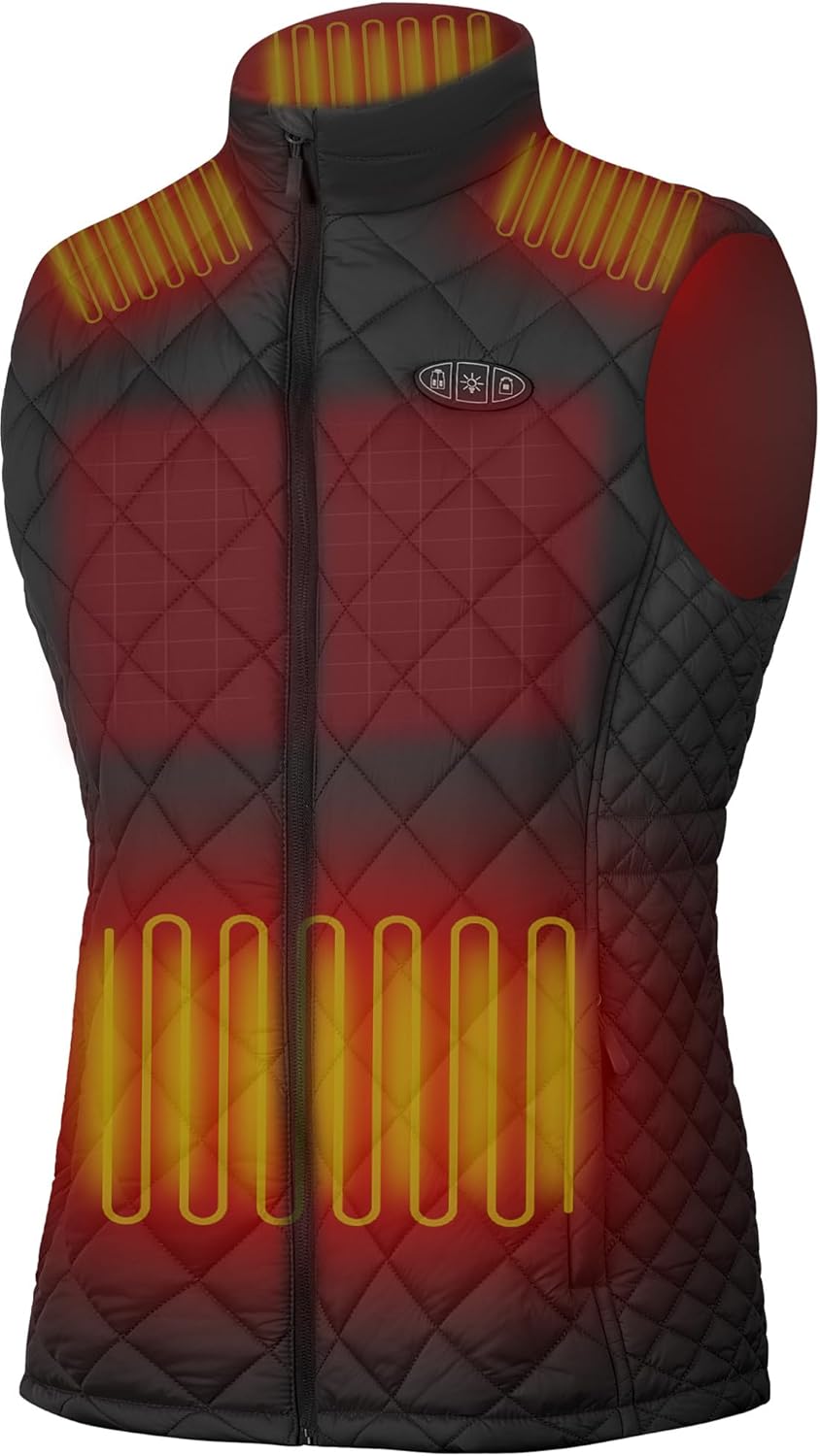 Womens Heated Vest With Battery Pack for Outdoor Activities