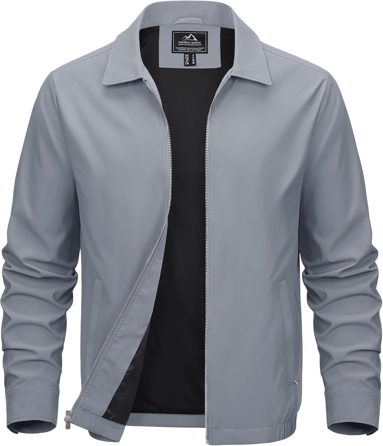 MAGCOMSEN Men's Lightweight Jackets for Casual Outdoor Wear
