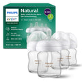 Natural Glass Baby Bottles with Natural Response Nipples - Slow Flow