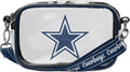 NFL Team Logo Stripe Clear Crossbody Bag - Stadium Ready