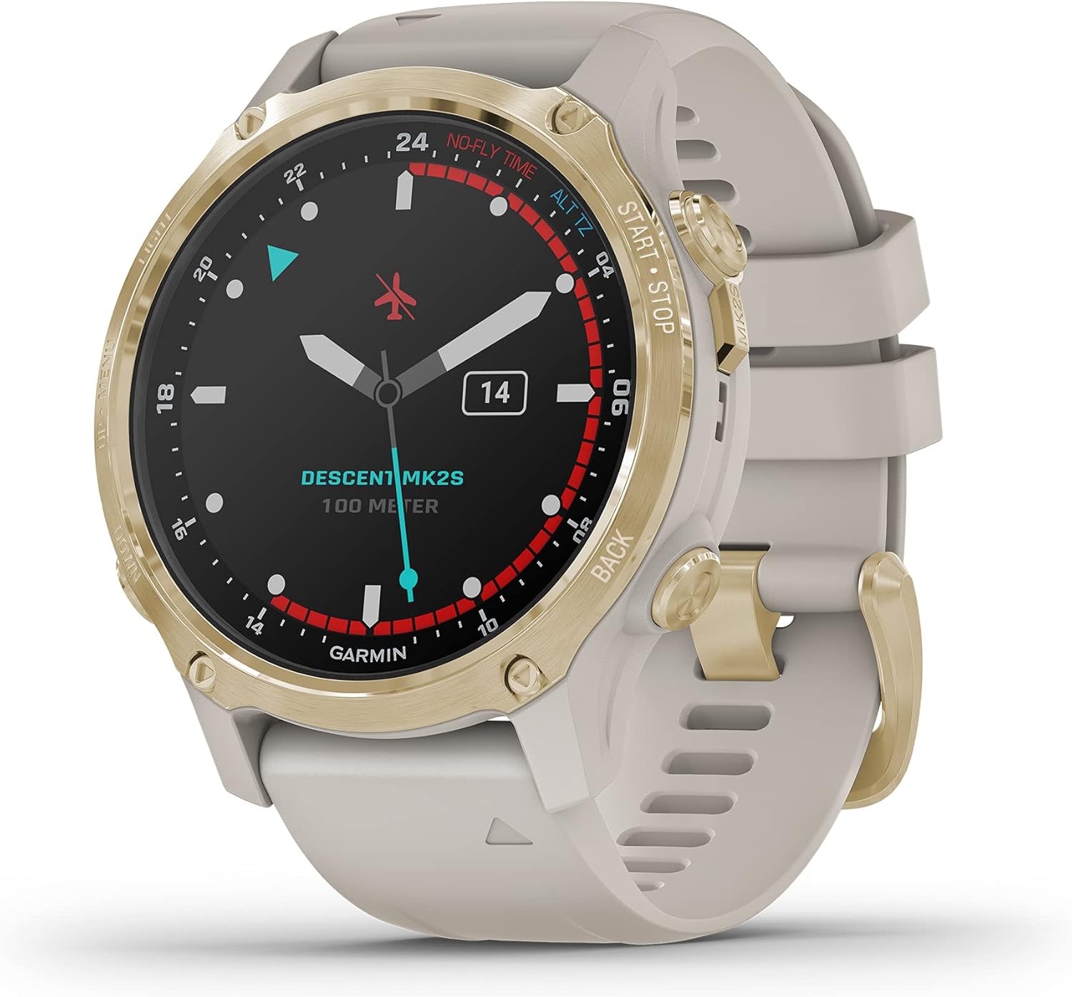 Garmin Descent Mk2S Dive Computer, Smaller Size, Multisport & Smart Features
