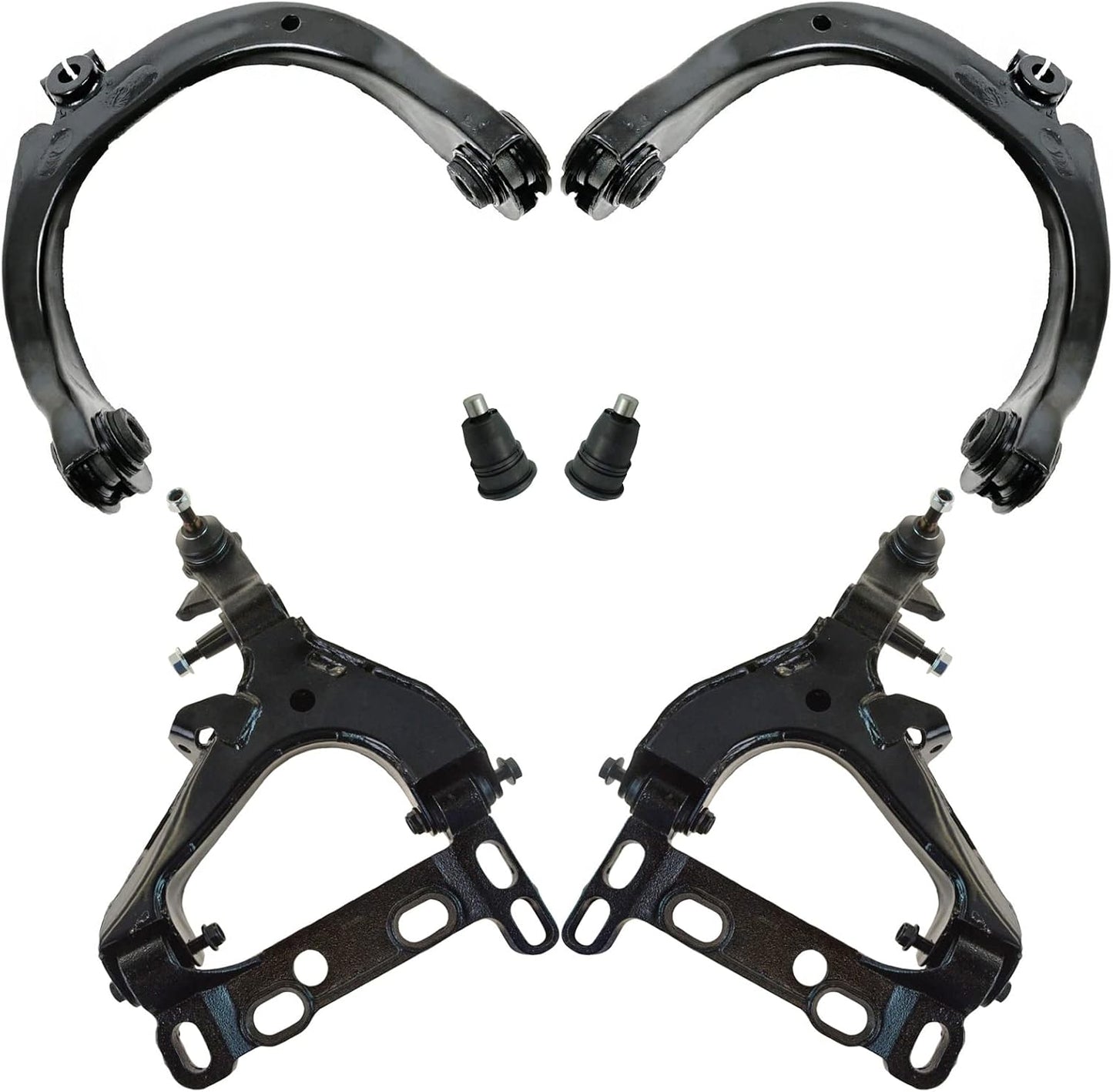 TRQ Front Control Arm with Ball Joint Set for Buick GMC Isuzu