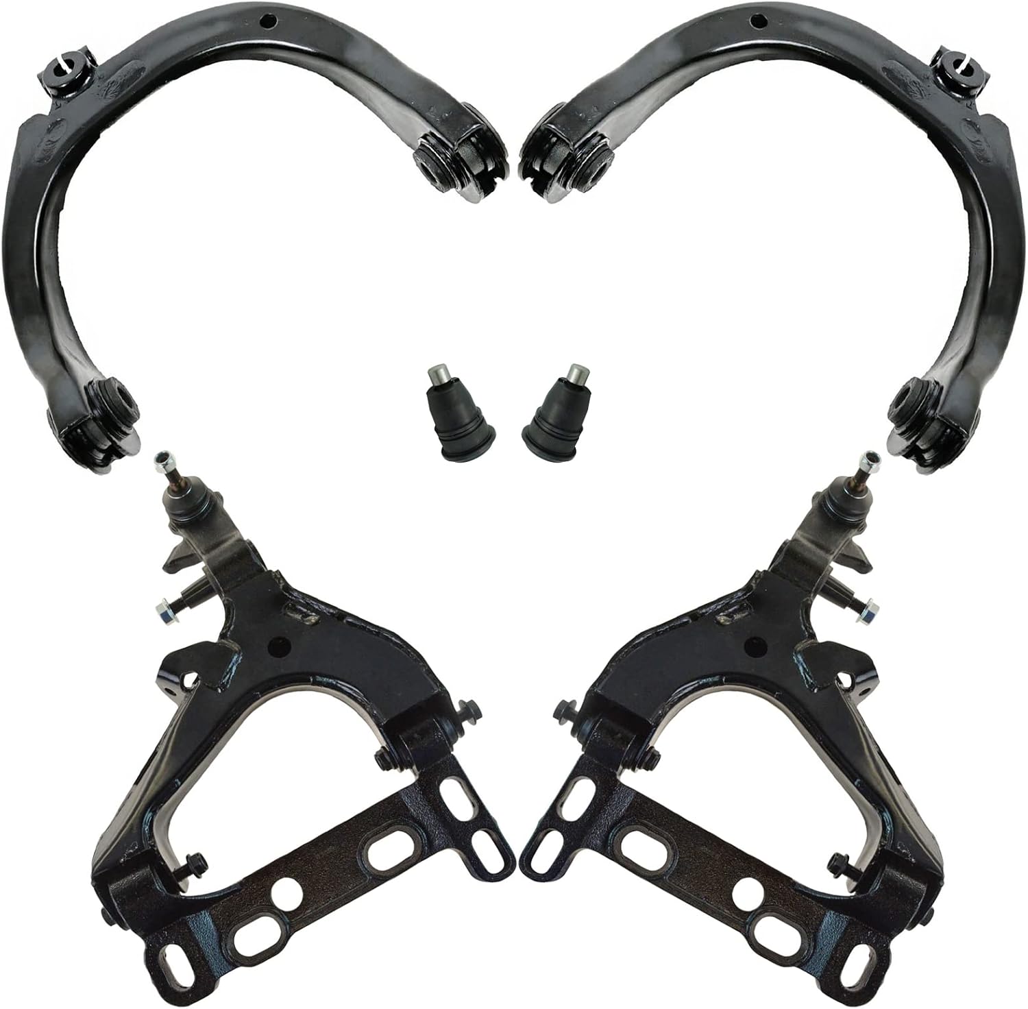 TRQ Front Control Arm with Ball Joint Set for Buick GMC Isuzu