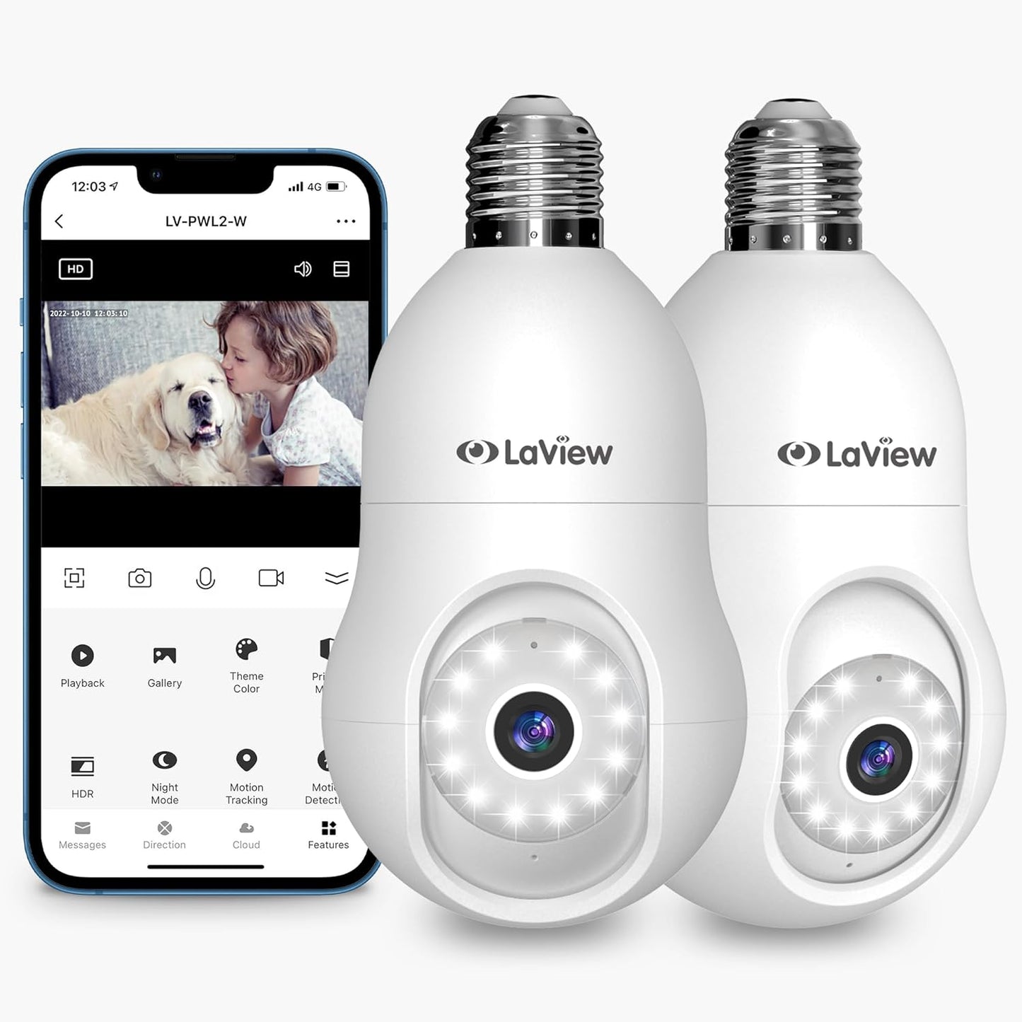 Crystal Clear 360 Surveillance LaView Camera