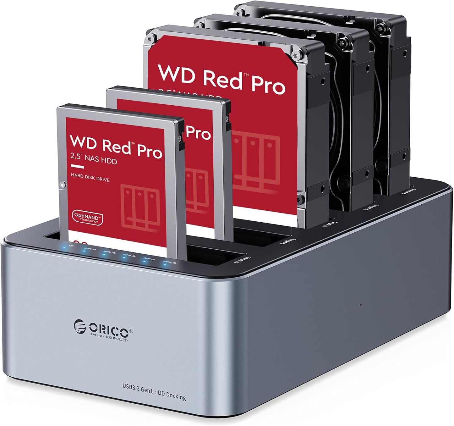 ORICO USB C 5-Bay Cloner: Effortless HDD Duplication!
