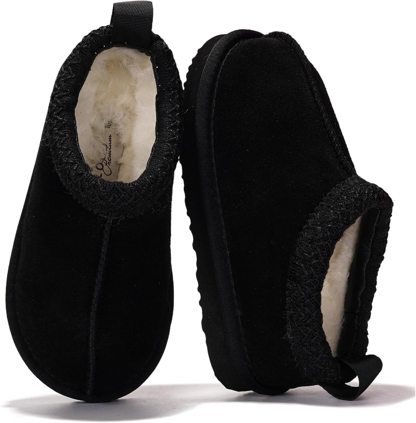 Project Cloud Kids Genuine Leather & Shearling Slippers for Comfort