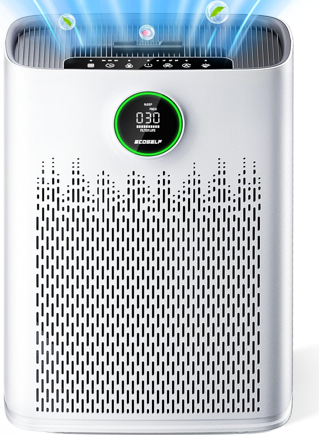 Quiet & Efficient Large Room Air Purifier by ECOSELF