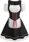 Oktoberfest Dirndl Dress Costume for Women - Traditional Bavarian Look