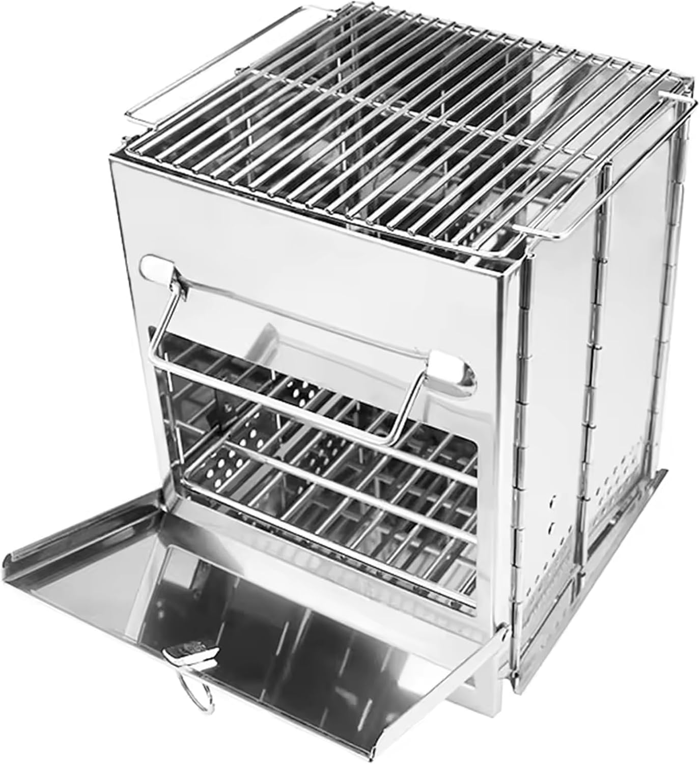 Portable Stainless Steel Camp Stove - Large