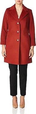 Calvin Klein Women's Classic Cashmere Wool Blend Coat - Timeless Wool