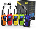 Walkie Talkies Rechargeable Long Range 5 Pack - Clear Team