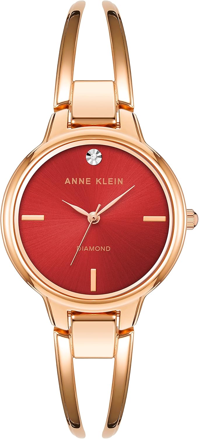 Anne Klein Women's Genuine Diamond Dial Bangle Watch Review