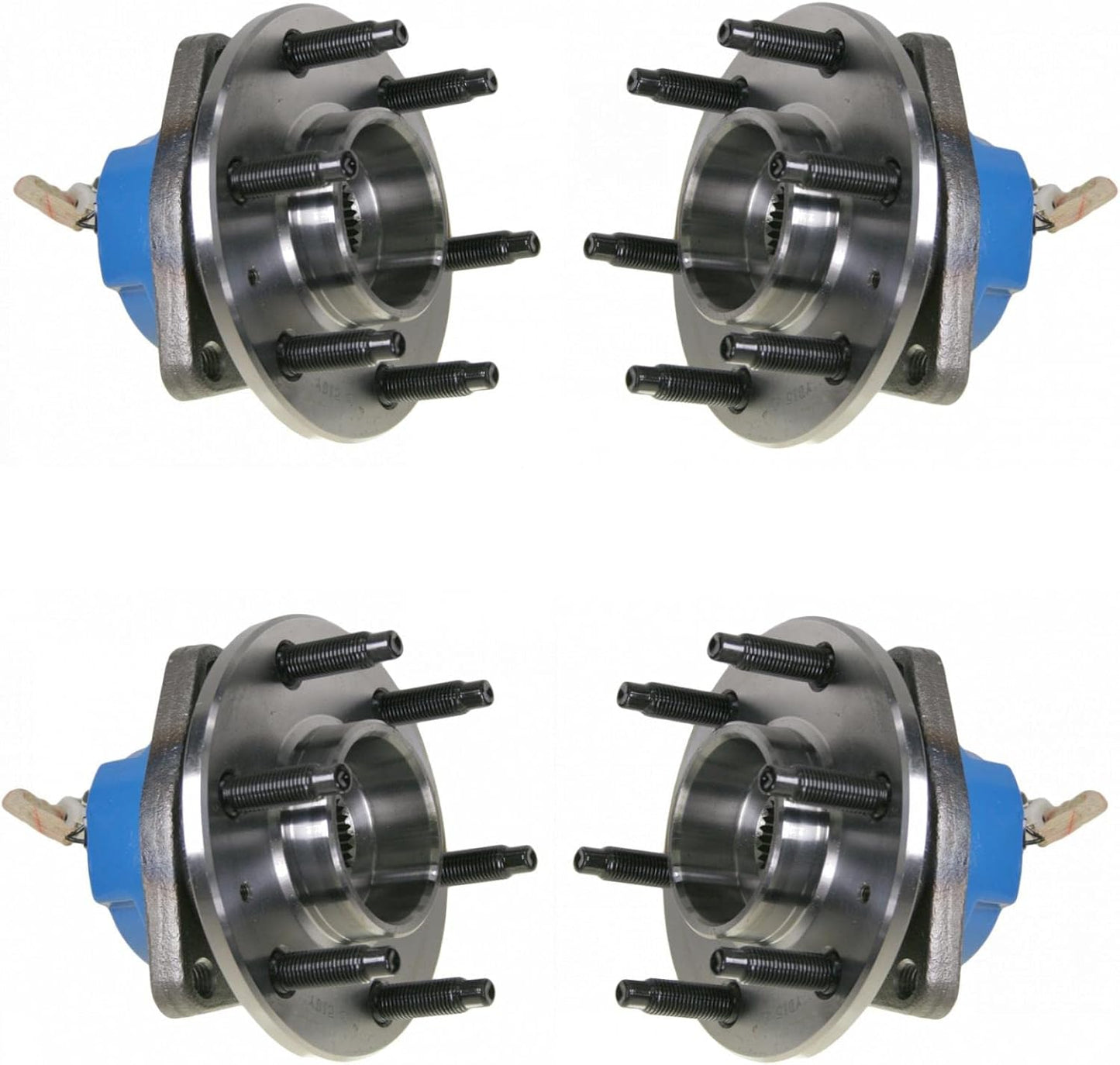 TRQ 2 Piece Wheel Bearing & Hub Assembly Set for Cadillac SRX