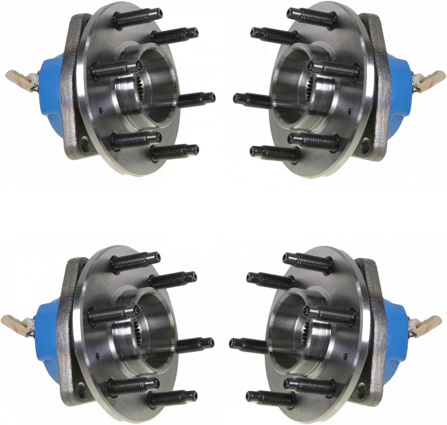TRQ 2 Piece Wheel Bearing & Hub Assembly Set for Cadillac SRX