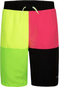 Boys' Pull On Swim Trunks with Colorful All-Over Print - Comfort Fit