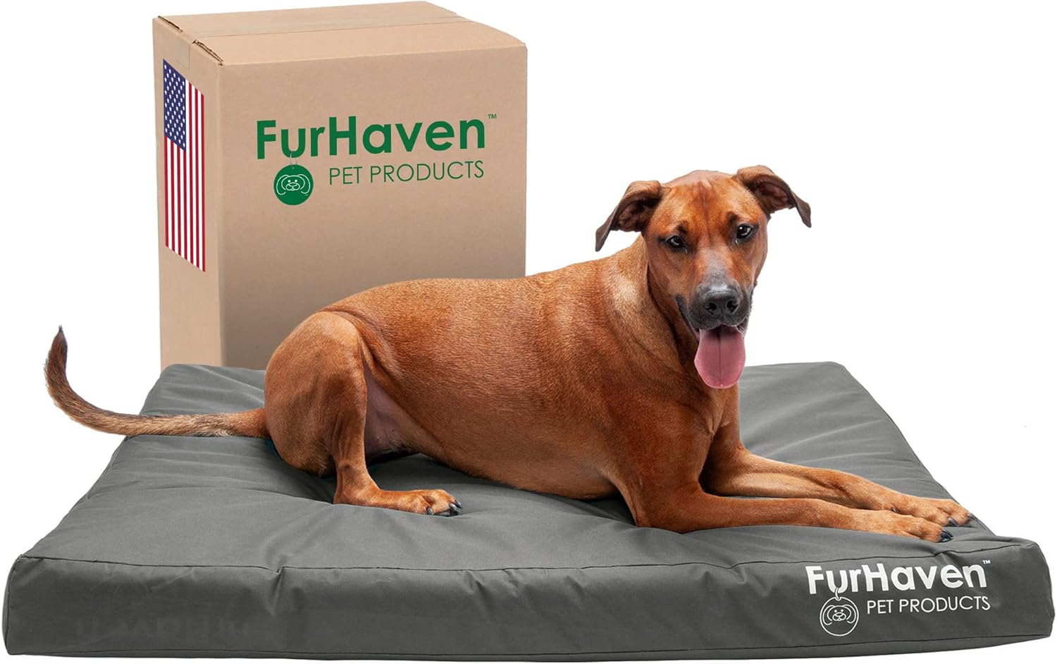 Furhaven Water-Resistant Orthopedic Dog Bed for Large Dogs