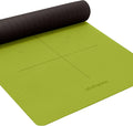 Eco Friendly Non Slip Yoga Mat 72in x 26in - Body Alignment System