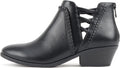Soda Sincere Women's Low Ankle Heel Bootie with Elastic (Style 385V)