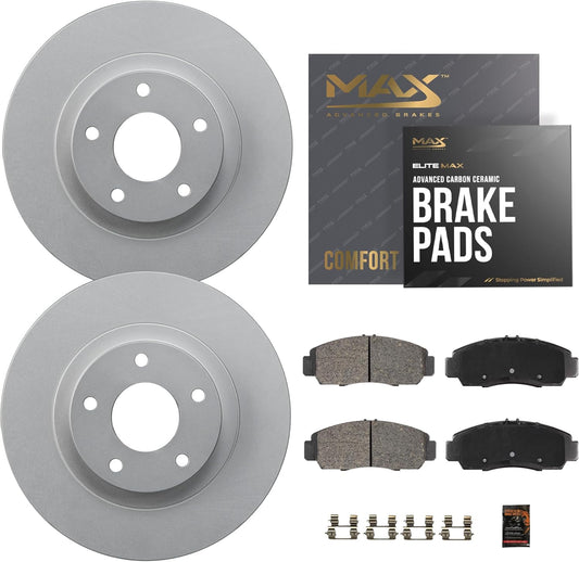 Max Advanced Brakes Rear Brake Kit for Hyundai Santa Fe Sport XL