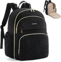 Diaper Bag Backpack Large with Insulated Pockets - Quilted Travel Bag