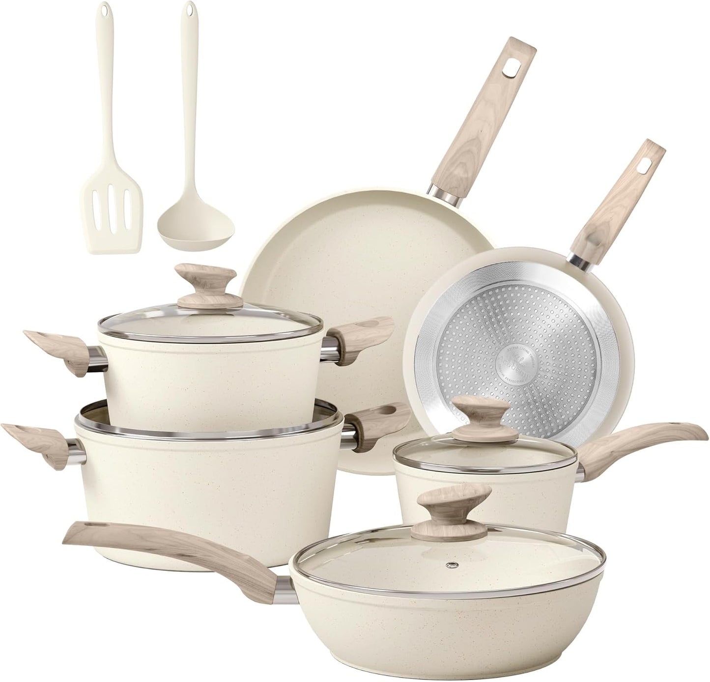 Nonstick Granite Cookware Set for Healthy Cooking Experience