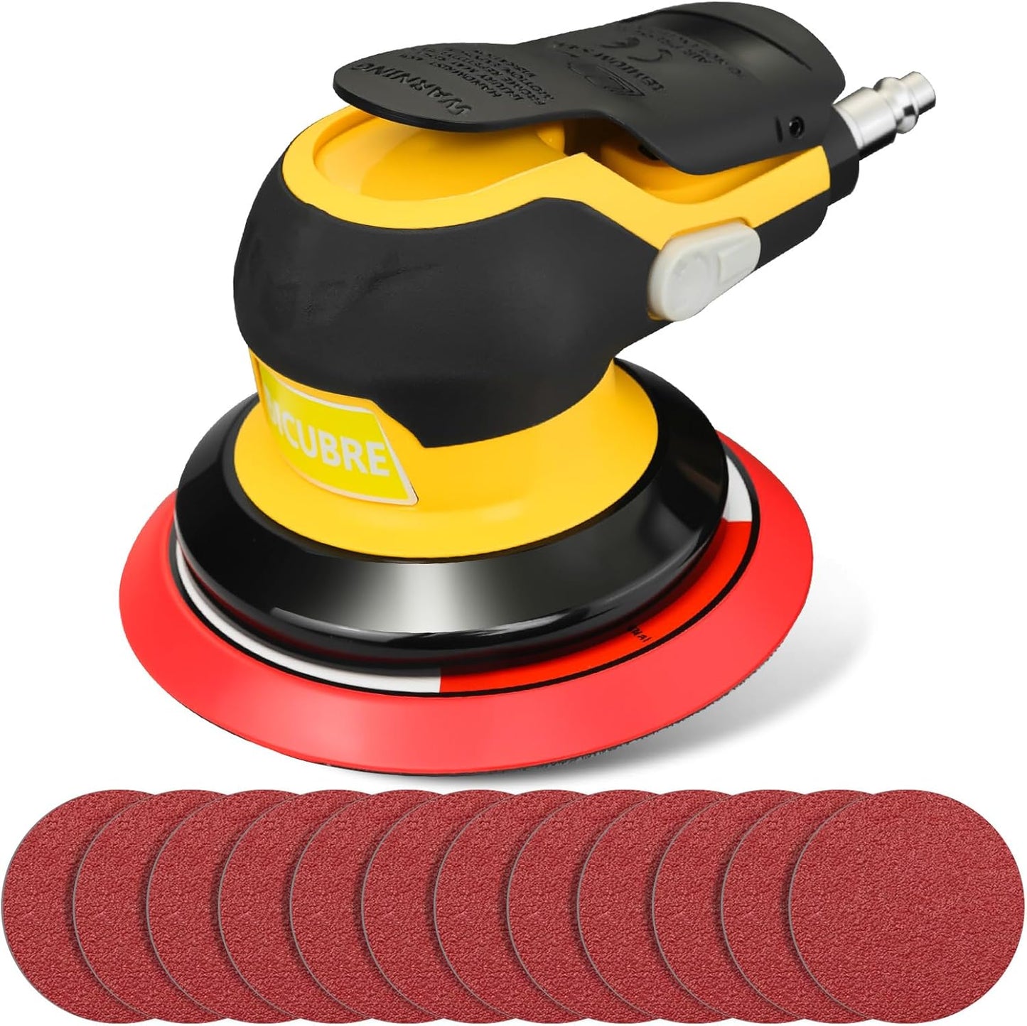 Low Noise 5/6 Inch DA Sander for Auto Body Work and DIY