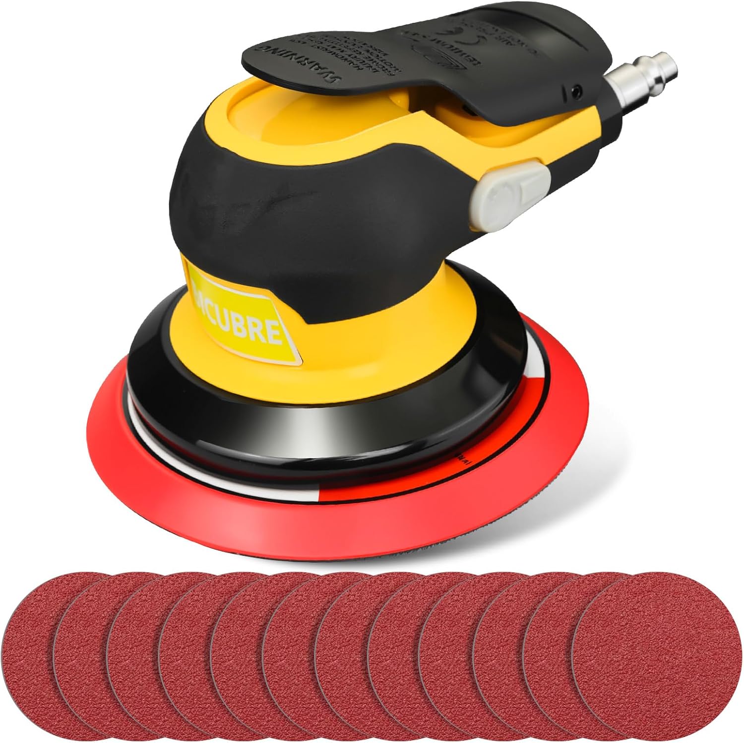 Low Noise 5/6 Inch DA Sander for Auto Body Work and DIY