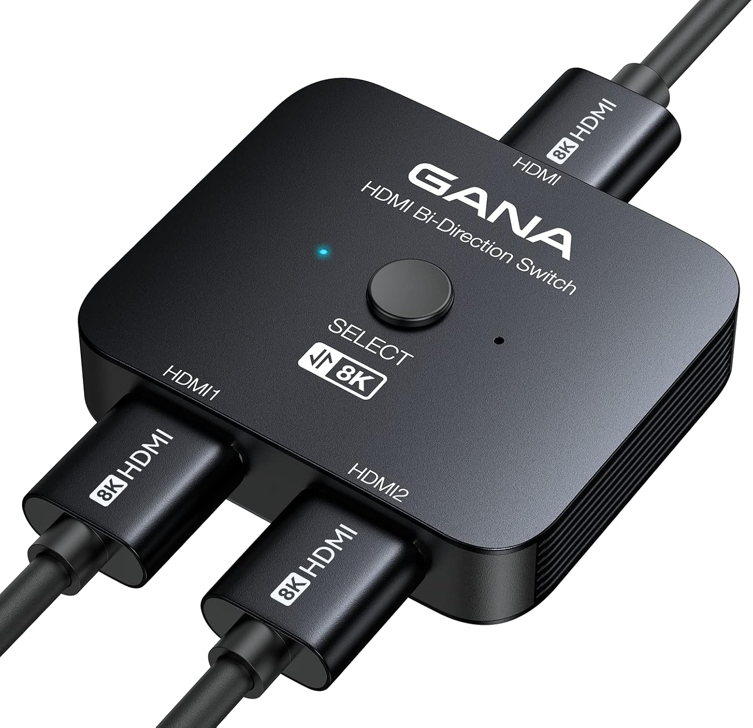 8K HDMI Switcher Splitter: Seamless 2-in-1 Out!