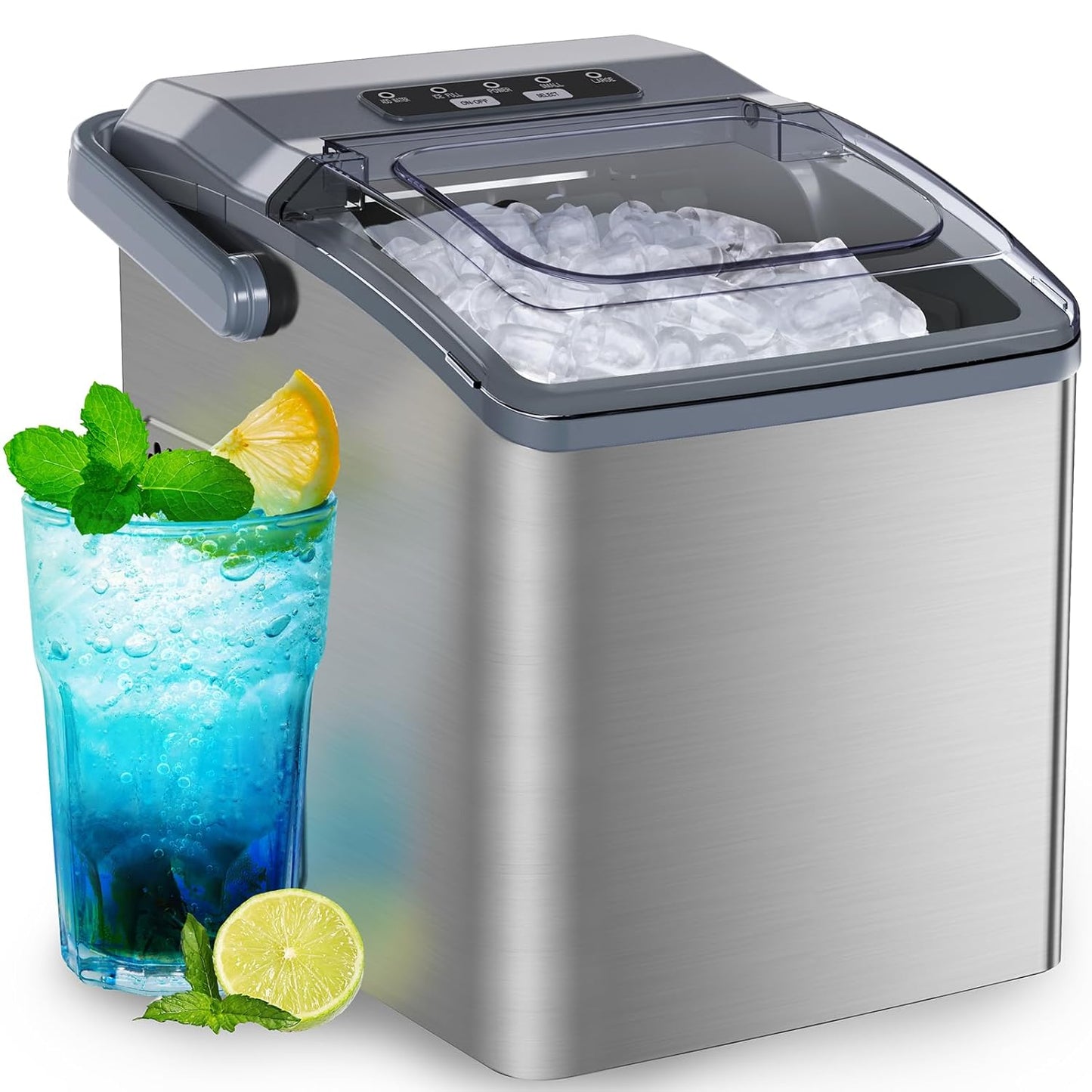 Ice Makers Countertop - Fast Ice Maker Machine for Home Use