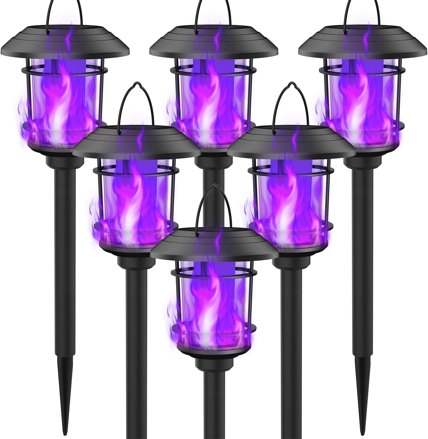 Dynaming Solar Flame Torch Lights for Outdoor Halloween Decor