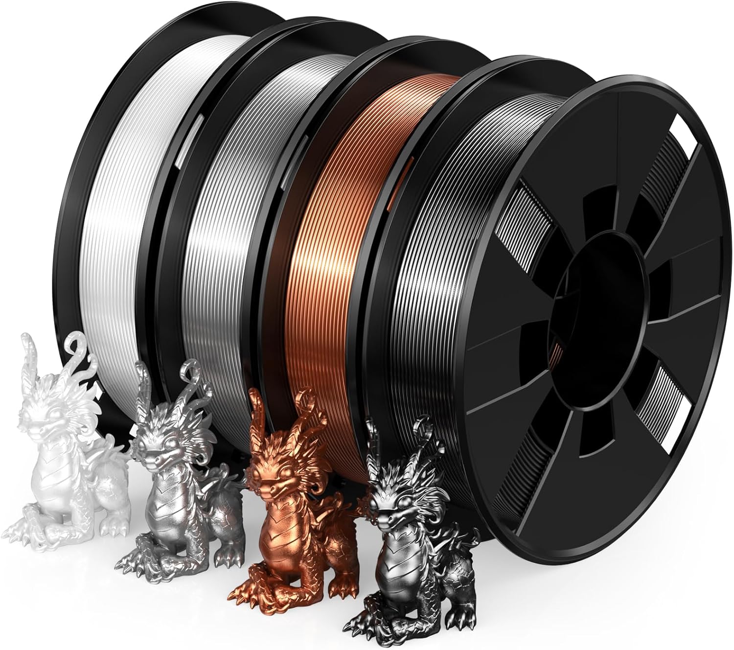 ENTINA 4 Colors Silk Shiny 3D Printer Filament Bundle Review