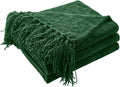 CozeCube Chenille Throw Blanket for Couch - Plush Fuzzy 60in x 80in