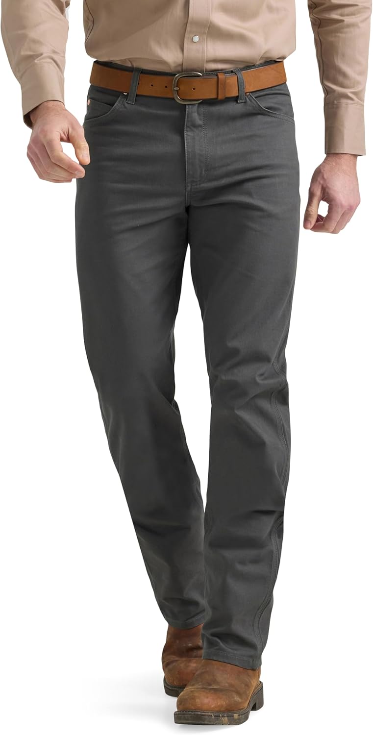 Wrangler Men's Tough Comfort Regular Fit Jean for Everyday Wear