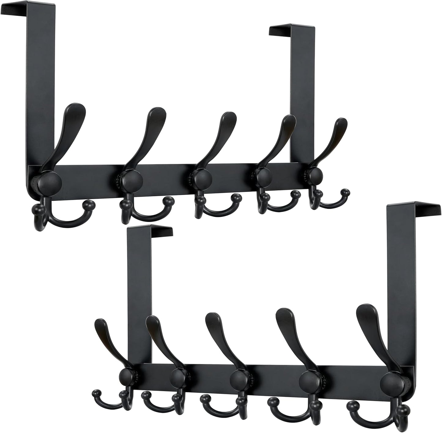 Dseap Over Door Hook 2.0 - Heavy-Duty Stainless Steel Rack