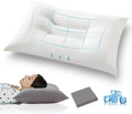 Queen Size Cooling Pillow for Back & Stomach Sleepers, Neck & Shoulders Support