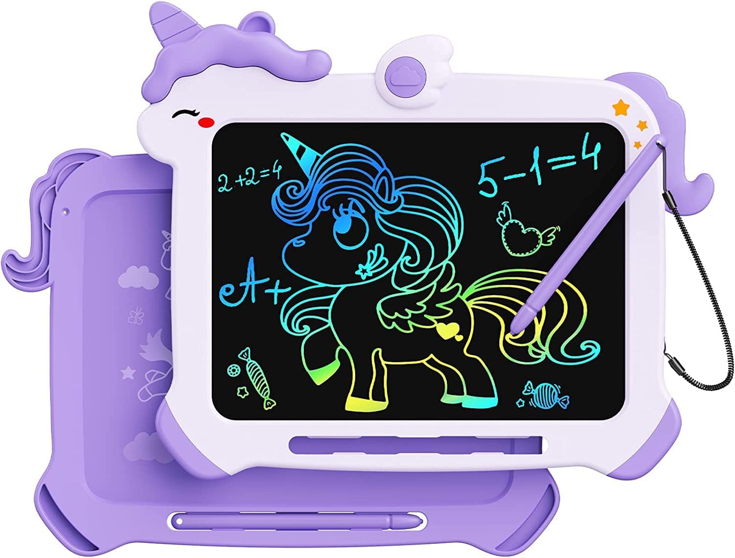 Kikapabi Unicorn LCD Writing Tablet - Educational Doodle Board for Kids