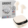Groovz True Wireless Earbuds with Charging Case - Clear Sound, 27H
