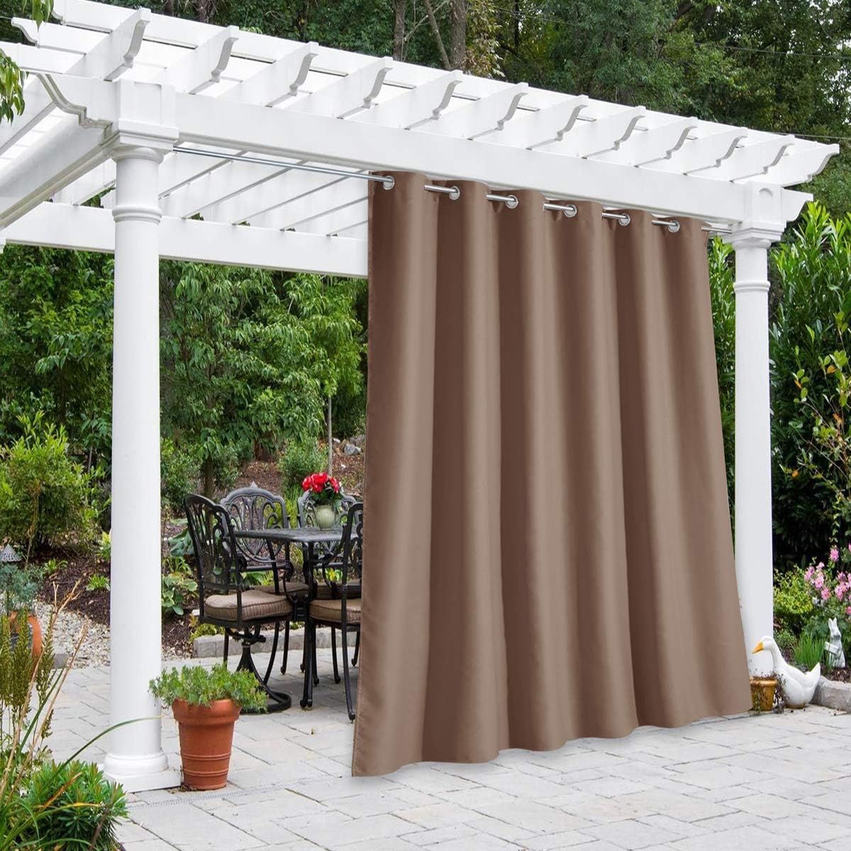 NICETOWN Waterproof Outdoor Patio Curtain for Sun Room/Porch