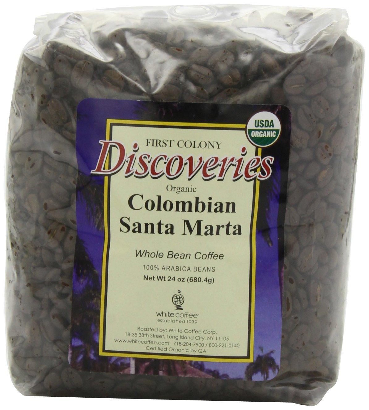 Organic Colombian Santa Marta Coffee - 24oz by First Colony