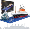 RMS Titanic Model Large Building Block Set 548pcs - Detailed 3D Puzzle