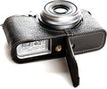Handmade Genuine Leather Half Camera Case for FUJIFILM X100T - Vintage