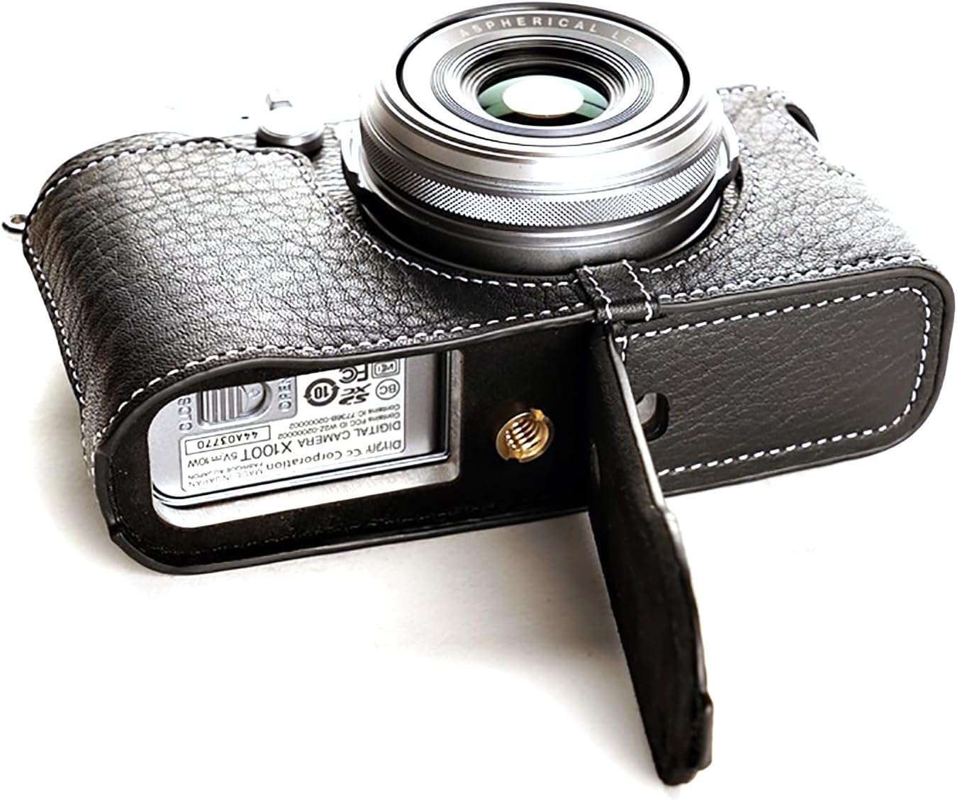 Handmade Genuine Real Leather Half Camera Case for FUJIFILM X100T