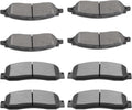 SCITOO D1069 D1068 Front Rear Semi-Metal Brake Pads Sets - Quiet
