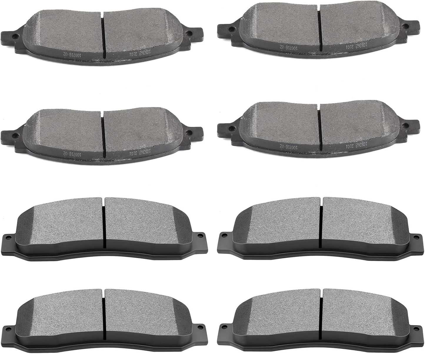 SCITOO D1069 D1068 Brake Pads for Ford F-250 F-350 Super Duty