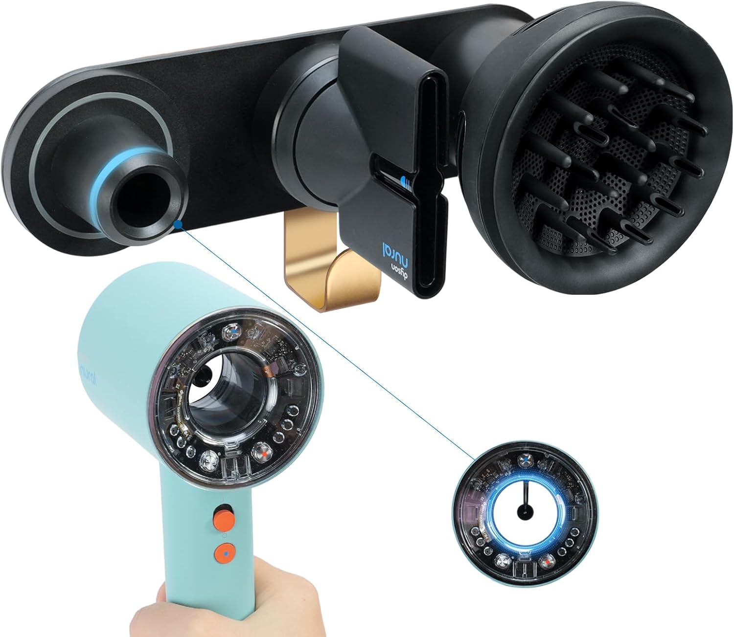 Dyson Hair Dryer Wall Mount - Organize in Style!