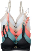 Alyce Ives Intimates Lightly Padded A Cup Bra 6-Pack - Everyday