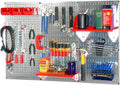 Metal Pegboard 30WRK400GVR 4-ft Galvanized Tool Storage Kit - Durable