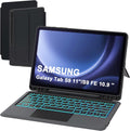 ROOFEI Galaxy Tab S9 FE/S10 FE Keyboard Case with 7-Color Backlight