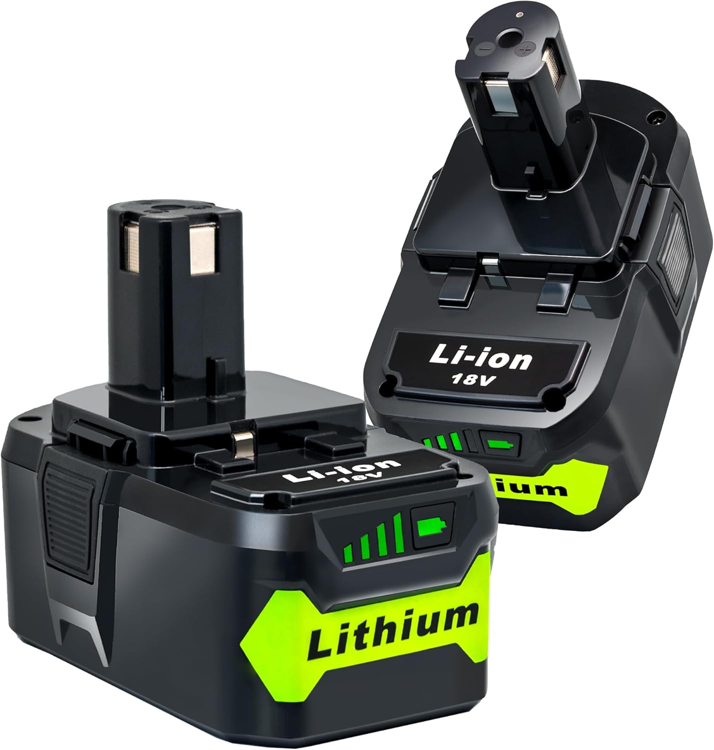 2Pack 8.0Ah Battery Replacement for Ryobi 18V Tools
